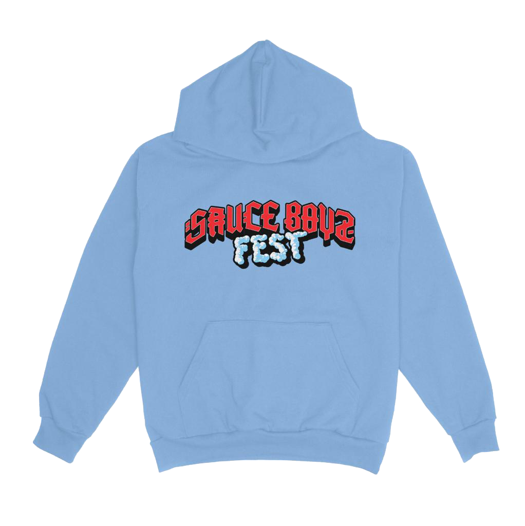 Sauce Boyz Fest Blue Hoodie