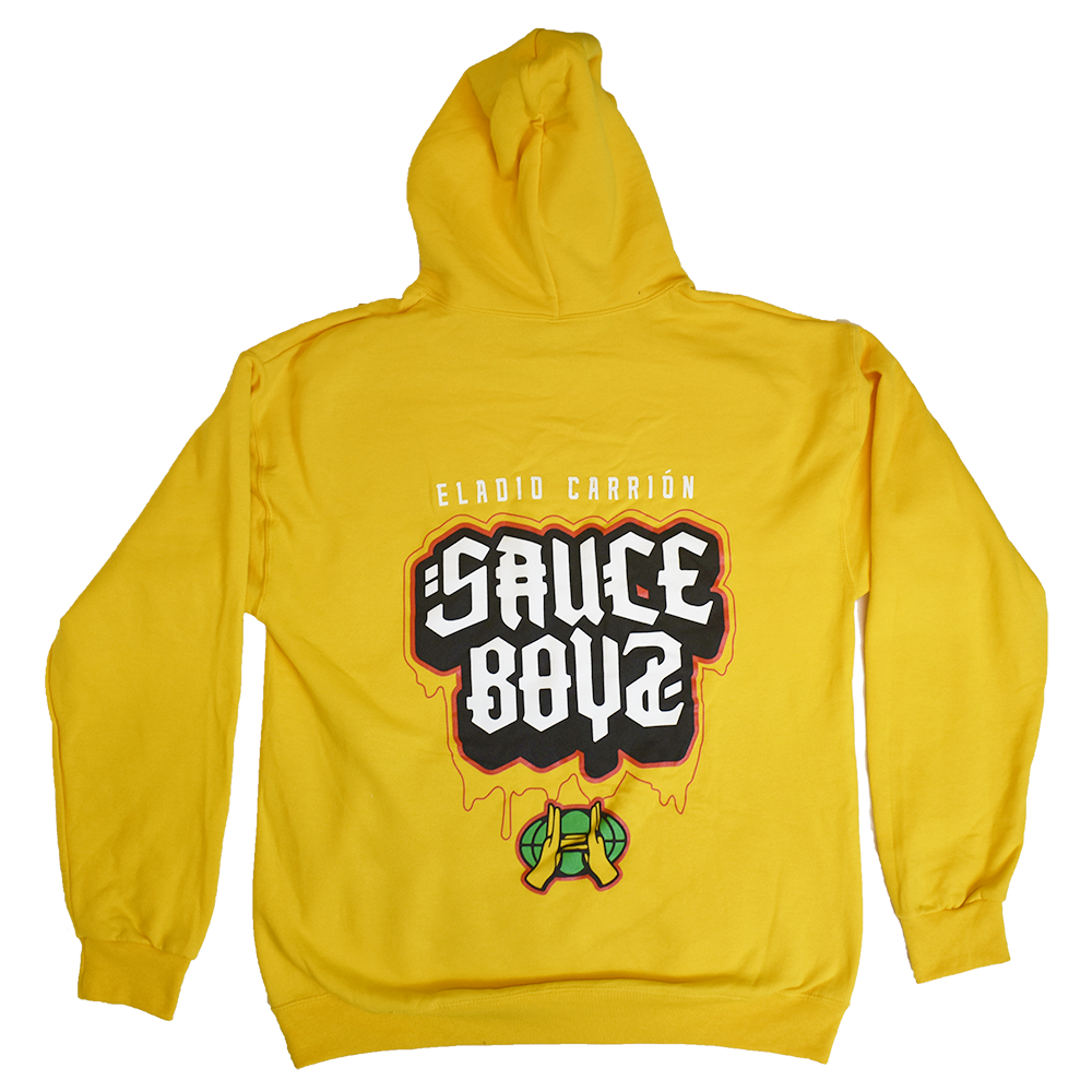 Globe Hands Hoodie - Gold
