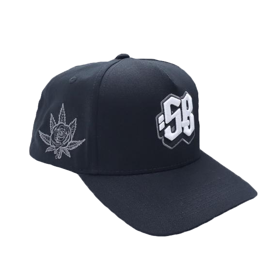 Sauce Boyz Rose Hat - Black