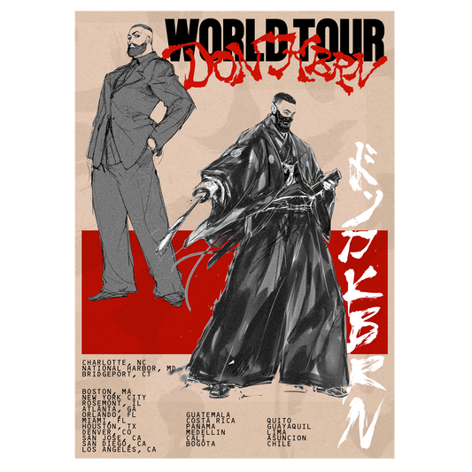 DON KBRN World Tour Poster 2025