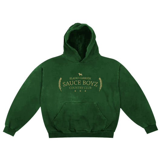 Malbon x Eladio Carrion Country Club Hoodie - Green